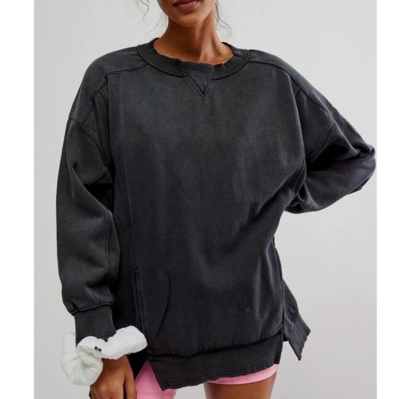 NWT NEW Free People Movement x Hatch intercept pullover in black - Picture 1 of 4